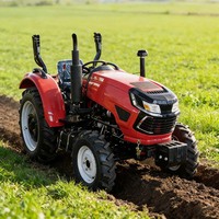 Tracteur pour rizières et terres arides de 50 CV, 60 CV, 80 CV, 100 CV, compatible avec le motoculteur, le charrue et la moissonneuse pour la rotation des cultures