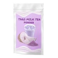 Poudre de thé au lait matcha et taro pour bubble tea et smoothies, 1 kg, emballage en sachet aluminium, conservation à température ambiante, Taichung, 18 mois