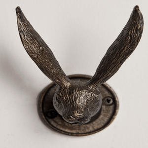 Hameçon en aluminium moulé - Finition bronze antique - Product Image 1