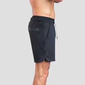Shorts de bain pour hommes à séchage rapide OEM, shorts de plage en polyester, logo personnalisé, shorts décontractés pour l'été, shorts d'entraînement de gym, fabricant - Product Image 3