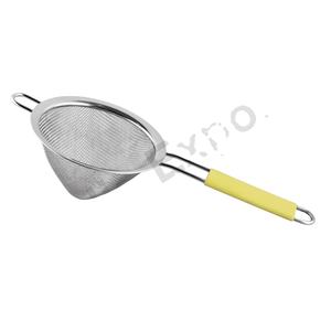 Passoire conique pratique à café et thé à usage quotidien avec outil de perfusion essentiel à poignée verte - Product Image 1