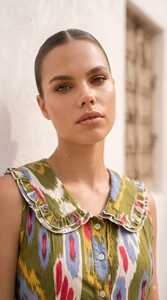 2023 New Arrivals <b>Summer</b> Eco-Friendly Women's Casual <b>Bohemian</b> Floral Long Maxi <b>Dress</b> Tie Dye Gypsy Chic Viscose Crepe Ruffle - Product Image 6