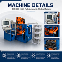 Machine d'enroulement entièrement automatique LEADWIN 15KW 0-280 tr/min avec contrôle PLC et réglage de vitesse progressif pour transformateur immergé dans l'huile haute tension