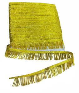 Frange en fil d'or OEM pour décoration de vêtement religieux, tailles personnalisées, franges en fil d'or pour la vente en ligne - Product Image 3