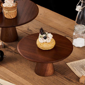 Soporte de Madera de Lujo para Pasteles, Bandeja de Exhibición, Elevador para Servir Postres, para Eventos de Panadería, Hogar y Hostelería - Product Image 1