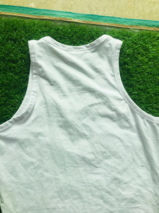 Premium Casual Ribbed <b>Crop</b> <b>Men</b> Tank <b>Top</b> Summer Quick Dry Breathable O-Neck Solid Knitted Style OEM Custom Front Polyester/Cotton - Product Image 4