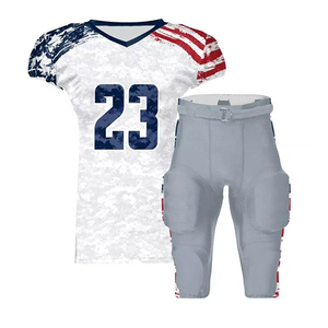 Vente en gros de maillots de football américain brodés pour hommes, uniformes de rugby pour toutes les équipes, vêtements de football cousus - Product Image 1