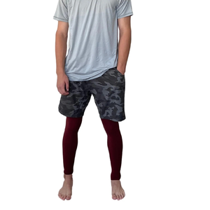 Manchons de compression longs pour jambes et mollets Vornex Industry pour adultes et jeunes, protection pour le basketball, le cyclisme, la course à pied et la gym, antidérapants - Product Image 5