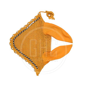 Quality Knit <b>Cover</b> Design For Horse Session Riding Use Nice Fit Horse <b>Ear</b> Bonnet Stylish Finish Horse <b>Ear</b> Bonnet - Product Image 2