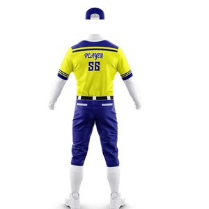 Custom Logo Unisex Baseball Softball Uniforms High Quality 100% Polyester Breathable Moisture Wicking Short Wholesale - Product Image 4