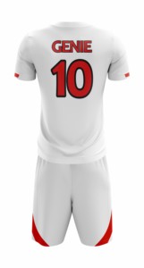 Uniformes de Fútbol para Hombre Sublimados con Logotipo Personalizado al por Mayor, 100% Poliéster de Secado Rápido, Mangas Cortas, Servicio OEM de Verano - Product Image 3