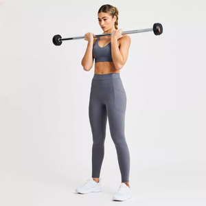 Custom Women's Seamless Yoga Set Sports Bra and High Waist <b>Leggings</b> for Fitness Training Gym and Everyday Comfort - Product Image 5