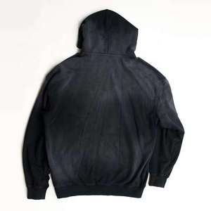 Sudadera con Capucha Premium de Algodón Pesado con Efecto Desgastado, Estilo Grunge Oversize con Costuras Resistentes para un Look Casual Urbano - Product Image 2