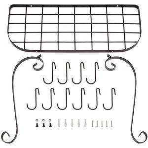 Portapentole da Parete 24x10 Pollici, Organizzatore per Utensili da Cucina con 10 Ganci - Product Image 6
