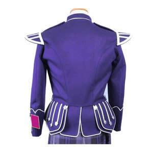 Doublet Jacket 100% Wool <b>Pipe</b> Scottish Piper Drummer Custom Tailored Highland Dress 2026 - Product Image 2
