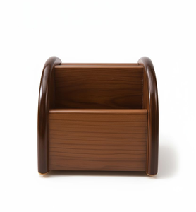 Portalápices de Madera Natural Sólida, Organizador de Escritorio Cuadrado de Bambú, Porta Lápices, Mejor Precio - Product Image 3