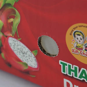 Caja de Cartón Corrugado Impresa Personalizada para el Embalaje de Fruta del Dragón - Caja de Cartón Ventilada para el Envío de Fruta Fresca - Product Image 2