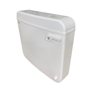 Tanque de Agua para Inodoro de PVC Blanco Compacto, Duradero y de Diseño Moderno, con Doble Descarga GREPL para WC - Product Image 1