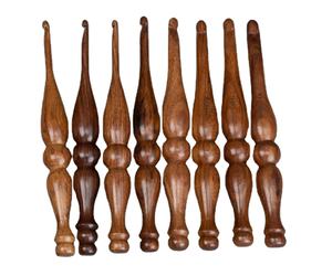 Crochets en bois faits à la main support organisateur artisanat organisateur fournitures de couture stockage différentes tailles crochets - Product Image 1