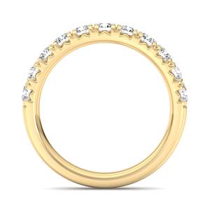 Anillo de lujo en oro rosa, oro blanco y oro amarillo, certificado por IGI, joyería fina, anillo de compromiso, alianza de boda para mujer - Product Image 2