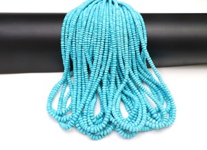 Cuentas facetadas de turquesa natural de Arizona, calidad AAA, 4-7 mm, hilo suelto, piedra preciosa genuina para fabricación de joyas, suministros a granel - Product Image 2