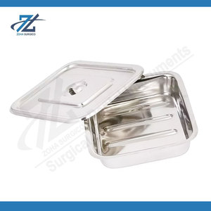 Plateau d'instruments chirurgicaux en acier inoxydable, manuel, industriel, tailles et couleurs personnalisables, ensemble d'instruments pour clinique - Product Image 4