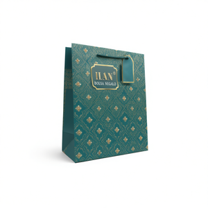Borsa Regalo ILAN 32x26x10cm, Dimensione Media, Confezione Regalo con Motivo Decorativo - Product Image 1