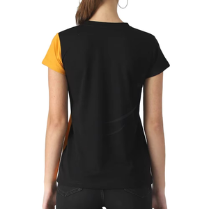 Women's Three Panel <b>Hip</b> Hop Digital Printing Knitted Polyester/Cotton Streetwear Quick Dry Breathable T-Shirt Custom Logo Casual - Product Image 6