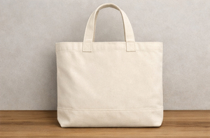 Sac de plage en tissu recyclé avec logo personnalisé, sac de shopping en toile de coton biologique, grand sac fourre-tout pour femme - Product Image 2