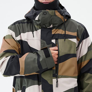 Chaqueta de Esquí Acolchada para Hombre, Impermeable, Transpirable, Ecológica, Cortavientos, con Cierre, para Snowboard - Product Image 4