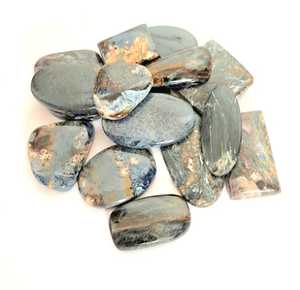 Pietersita Natural Cabujón, Lote de 100 gramos, Formas y Tamaños Variados (Aproximadamente 8-12 Piezas), Gemas Sueltas Surtidas para Fabricación de Joyas - Product Image 2
