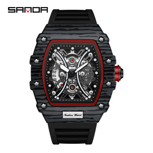 Reloj de Cuarzo Cuadrado para Hombre con Función de Calendario Luminoso, Reloj de Pulsera Moderno y Casual - Product Image 5