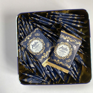 High Quality Butter Cookies 320g <b>Sweet</b> Snack Blue Tin Box Private <b>Packaging</b> - Product Image 3