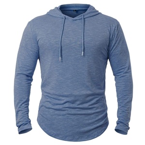 Blank Athletic Custom Men's <b>Lightweight</b> <b>Hoodie</b> Men's Clothing High Quality Pullover for Workout Casual Top Quality AI-HD-255 - Product Image 3