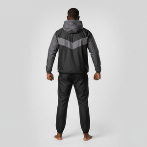 Custom Silver Coated Men's Women Sweat Sauna Suit <b>Body</b> Slimming Sweat Suit Running <b>Gym</b> Loss Weight Sweat Sauna Jacket and Pants - Product Image 6
