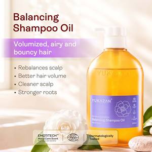 Yukazan Champú Equilibrante 500ml Control de Grasa Cuero Cabelludo Aroma Moonlight River Refrescante Alta Calidad Más Vendido - Product Image 1