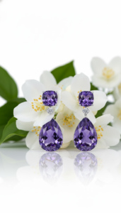 Boucles d'oreilles pendantes de luxe en argent 925 avec strass en cristal taille brillant, bijoux pour femme plaqué rhodium, sertissage griffe, cadeau de fête - Product Image 6