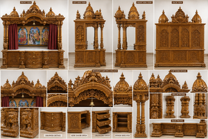Mandapam en bois de grande taille pour la maison, fabricant, exportateur et fournisseur en gros de Mandapams en bois de qualité supérieure pour les États-Unis - Product Image 6
