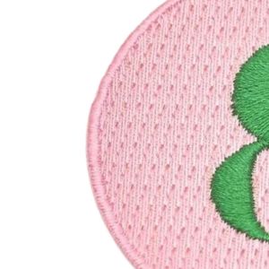 Pretty Girl Number 8 <b>Patch</b> Pink & Green Embroidered Round Badge Iron On Sew On Applique for <b>Jackets</b> Bags Hats DIY Clothing - Product Image 6