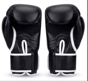 Guantes Profesionales de Boxeo de Cuero para Entrenamiento MMA, Resistentes, con Nudillos Acolchados, Transpirables, Correa de Muñeca Ajustable con Cierre de Gancho y Bucle - Product Image 3