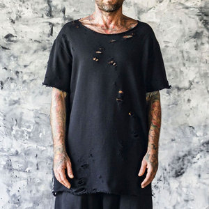 Camiseta de Hombre Estilo Hip Hop, Nueva Llegada, Alta Calidad, 100% Algodón, Casual, Ecológica, Transpirable, de Secado Rápido y Manga Corta - Product Image 1