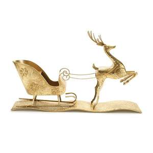 Beautiful Aluminium Metal Deer Crafts Sculpture for Living Room Crafts <b>Christmas</b> Decoration - Product Image 3