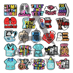 AIFRAN Breloques pour sabots en PVC souple, style lettre animale, motif fleur, accessoires DIY pour chaussures de jardin, vente en gros - Product Image 5