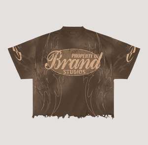 Conjunto de 2 piezas de camiseta y pantalón corto de algodón 100% al por mayor, con logotipo bordado/impreso personalizado, de hombros caídos, para hombre, conjunto corto de verano. - Product Image 2