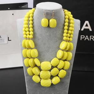 Collar de Resina de Moda para Mujer, Diseño de Joyería Artesanal, Venta al por Mayor, Regalo de Joyería, Collar de Resina de Color para Mujer - Product Image 2