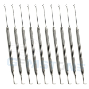 2 In 1 Hair Extension Pulling <b>Hook</b> & Crochet <b>Hook</b> <b>Tool</b> | Professional Micro Ring & Nano Bead Extension Installation <b>Tool</b> - Product Image 6