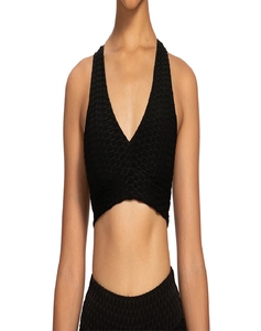 Textured Honeycomb Yoga Set Ruched V-Neck Sports Bra <b>Bubble</b> Fabric Activewear Gym <b>Top</b> High-Elastic Workout Gear Custom Fitness - Product Image 4