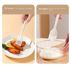 <b>Silicone</b> Cream Spatula – Non-stick Butter Spatula, Heat-resistant Kitchen Baking <b>Tool</b>, Food Grade <b>Silicone</b> Spatula for DIY Cake - Product Image 6