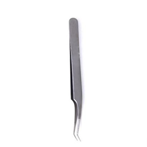 Stainless Steel Eyelash Extension Tweezers Sharp Point Fiber Tip Isolation Perfect Grip Anti Slip Lash <b>Precision</b> <b>Tool</b> Kit - Product Image 1