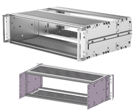 RDEKONO Hochwertige Maßgefertigte Extrudierte Aluminium Sandgestrahlte Steuerungsbox Computer-Server-Gehäuse 3U 6U 19 Zoll Rackmount-Chassis